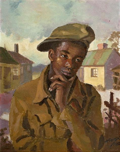 Portrait of a young man, 1950 - George Pemba