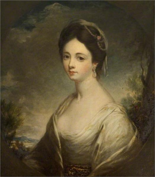 Betsy Hodges (d.1772), Second Wife of Philip Champion de Crespigny - George Romney