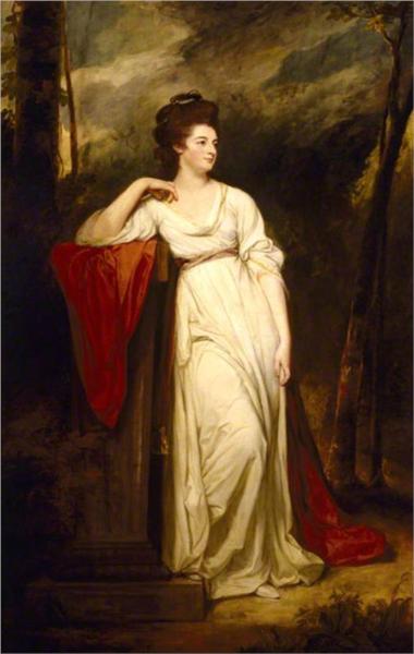 Frances Woodley (1760–1823), Mrs Henry Bankes II - George Romney