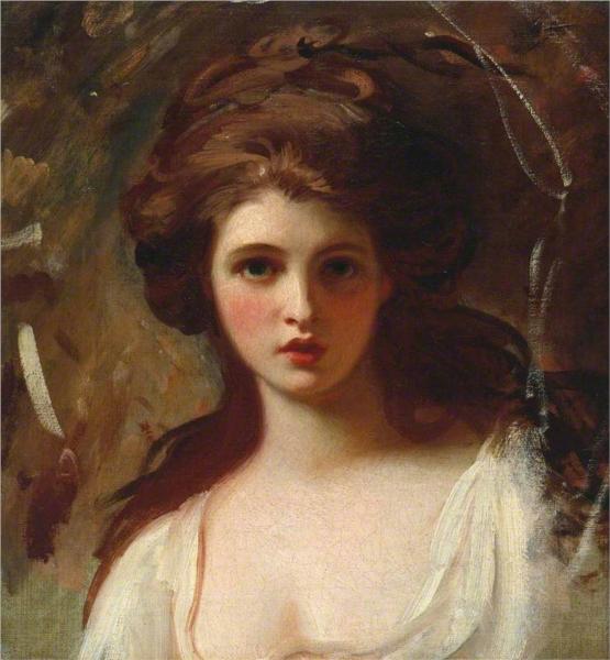 Lady Hamilton as Circe, 1782 - 喬治·羅姆尼