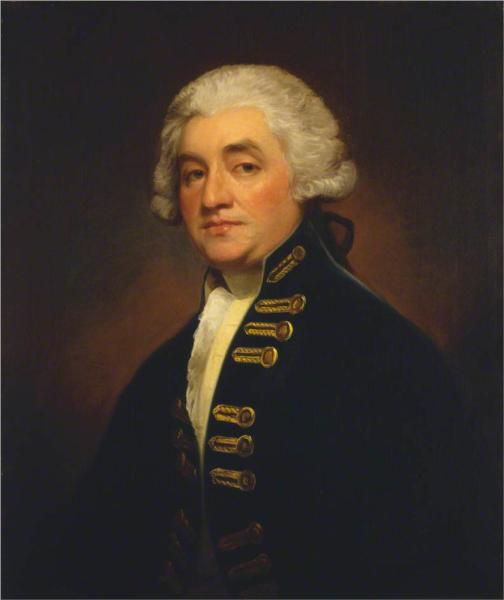 Vice-Admiral Sir Joshua Rowley (1734–1790), 1788 - George Romney