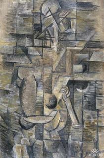 Woman with a Mandolin - Georges Braque