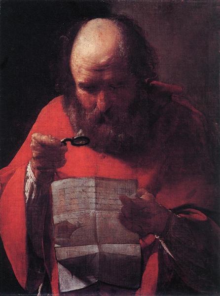 St. Jerome Reading, 1621 - 1623 - Georges de la Tour
