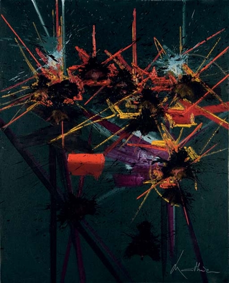 Arbres ailés, 1989 - Georges Mathieu