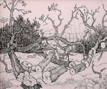 Untitled (Trees) - Georges Ribemont-Dessaignes