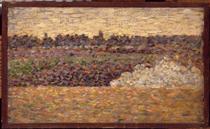 Landscape at Grandcamp - Georges Pierre Seurat