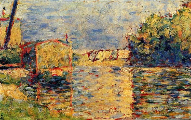River's Edge, 1883 - 1884 - Georges Seurat