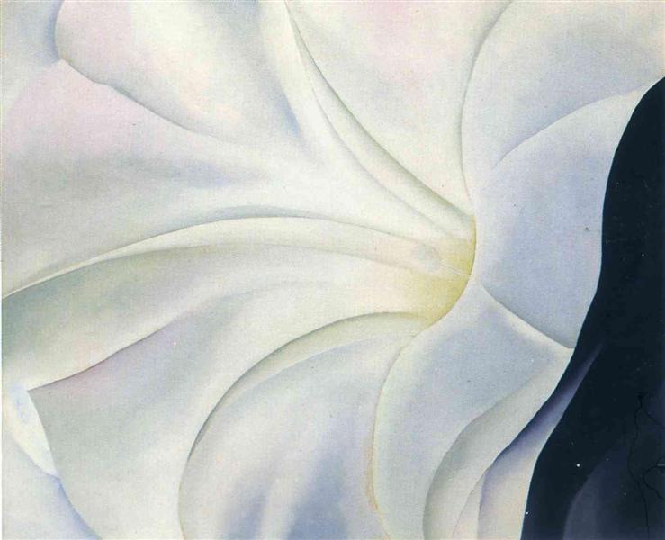Morning Glory with Black, 1926 - Georgia O'Keeffe