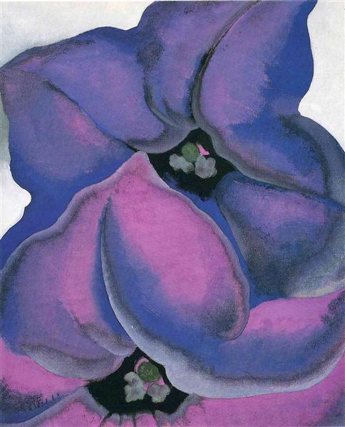Purple Petunias, 1925 - Georgia O’Keeffe