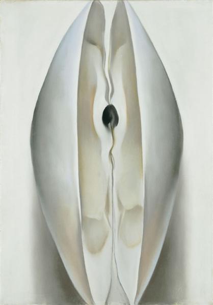 Slightly Open Clam Shell, 1926 - Georgia O'Keeffe