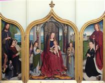 Triptychon der Familie Sedano - Gerard David