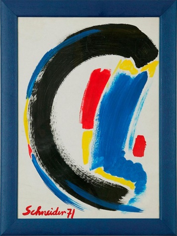 Abstract Composition, 1971 - Жерар Шнайдер