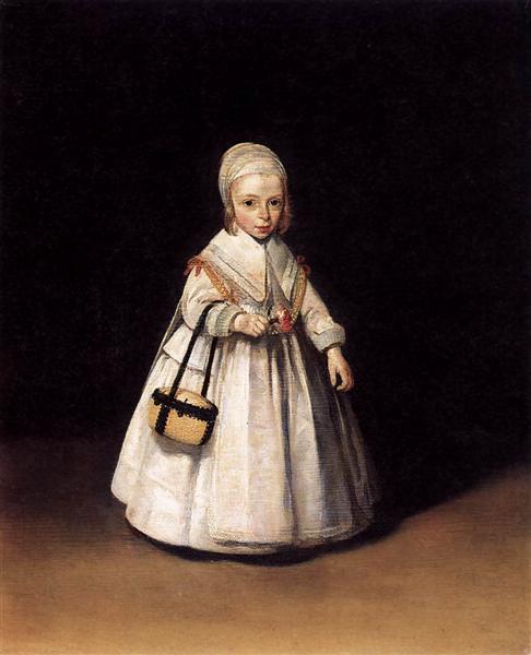 Helena van der Schalcke as a Child, c.1648 - Gerard ter Borch