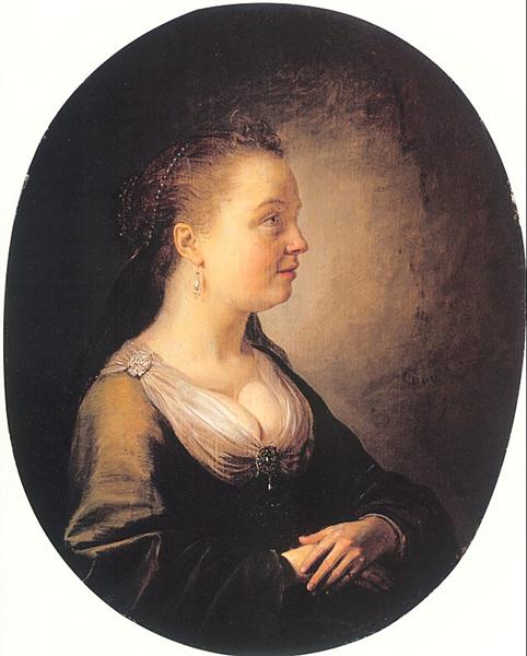 Portrait of a Young Woman, 1635 - 1640 - Герард Доу