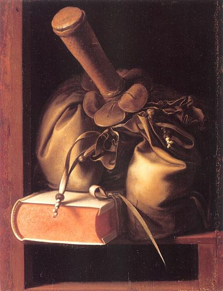Still Life with Book and Purse, 1647 - Gérard Dou