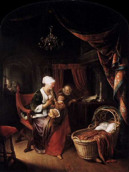 The Young Mother, 1655 - 1660 - Gerrit Dou
