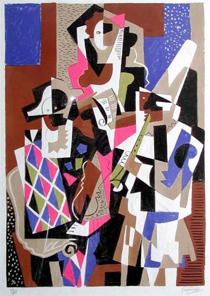 The musicians, 1955 - Gino Severini