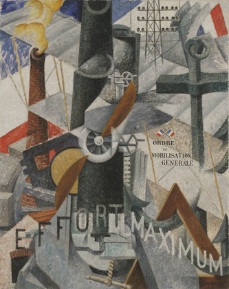 Visual Synthesis of the Idea: "War", 1914 - Gino Severini