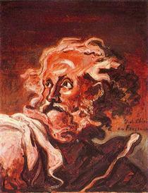 Old man's head - Giorgio de Chirico