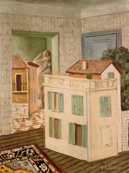 The house in the house, 1924 - Giorgio de Chirico