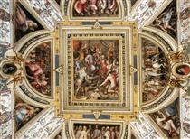 Ceiling decoration Palazzo Vecchio, Florence - 乔尔乔·瓦萨里