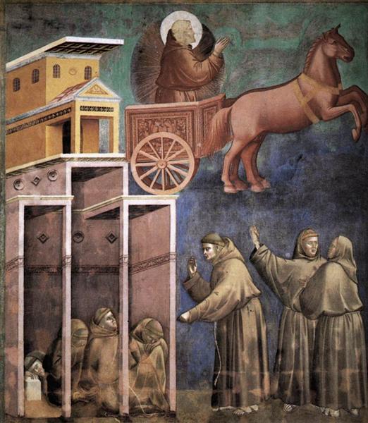 Vision of the Flaming Chariot, 1297 - 1299 - Giotto