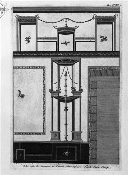 Decorated in several existing cams in their country house in Pompeii - Giovanni Battista Piranesi