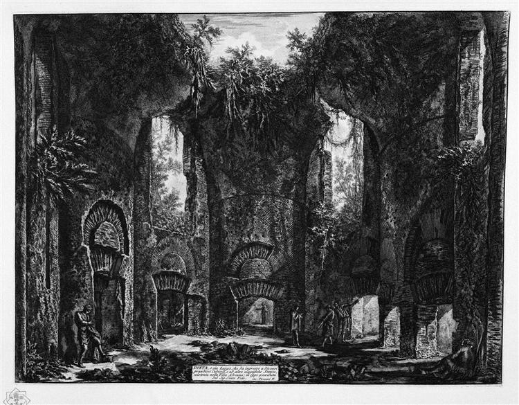 Diet or place of entrance to several great cubicles and other magnificent rooms, existing in the Villa Adriana - Giovanni Battista Piranesi