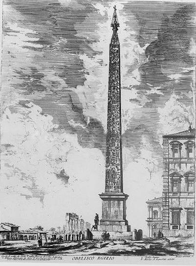 Obelisk lateran - Джованни Баттиста Пиранези