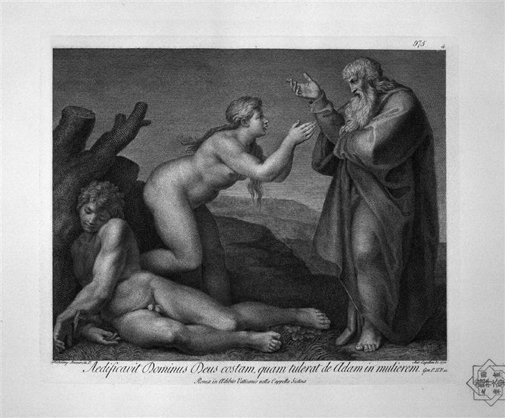 Original sin and expulsion from the Garden of Eden - Giovanni Battista Piranesi