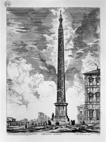 View of the Square and Basilica of St. John Lateran - Джованні Баттіста Піранезі