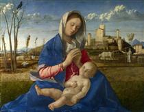 Madonna of the Meadow (Madonna del Prato) - Giovanni Bellini