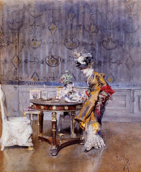 The love letter, 1873 - Джованни Болдини