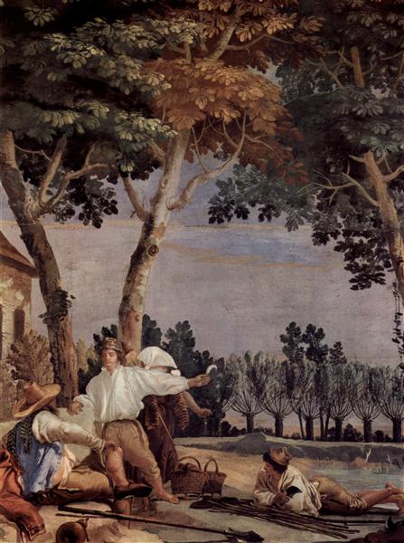 Rest of the farmers, 1757 - Giovanni Domenico Tiepolo