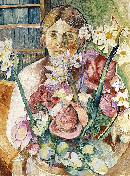 Figure through flowers, 1935 - Grace Cossington Smith