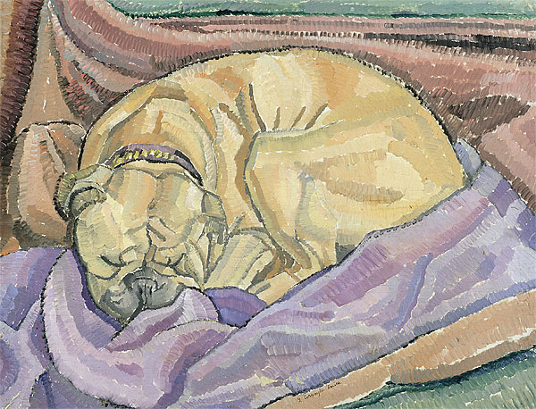 Krinkley Konks sleeping, 1928 - Grace Cossington Smith