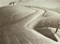 March - Grant Wood