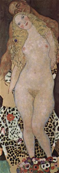 Adam and Eva (unfinished), 1917 - 1918 - Gustav Klimt