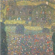 Maison de campagne sur l'Attersee - Gustav Klimt