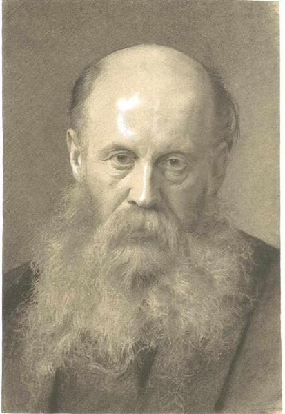 Portrait of a man with beard, 1879 - Gustav Klimt