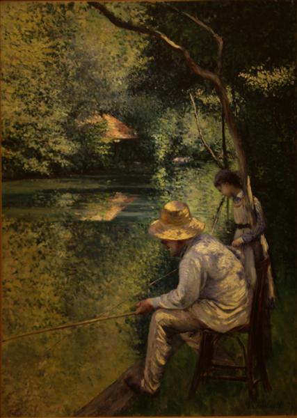 Angling, 1878 - Gustave Caillebotte