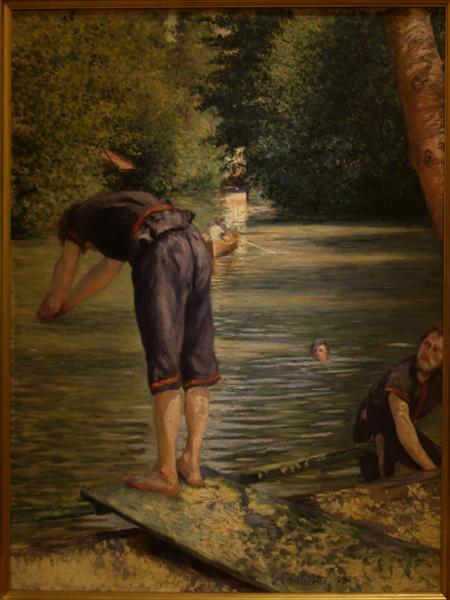 Bathers on the Banks of the Yerres, 1878 - 古斯塔夫·卡耶博特