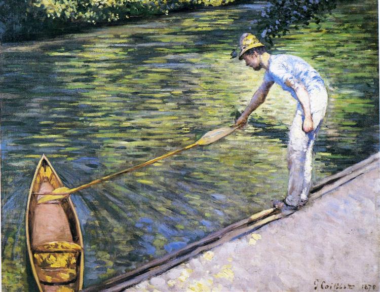 Boating on the Yerres, 1878 - Gustave Caillebotte