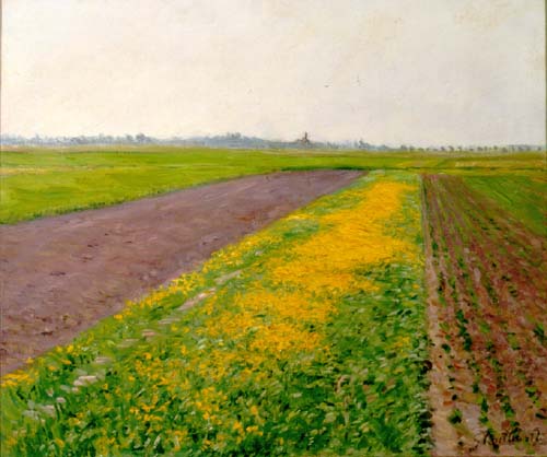 Plain of Gennevilliers, 1884 - Gustave Caillebotte