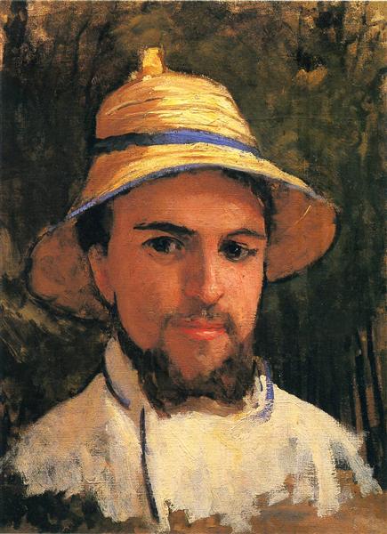 Self-Portrait with Pith Helmet, 1873 - Gustave Caillebotte