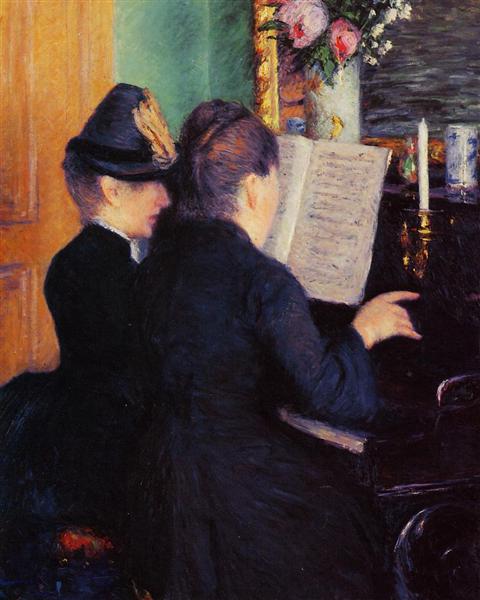 The Piano Lesson, 1881 - Gustave Caillebotte