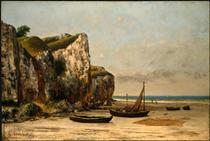 Beach in Normandy - Gustave Courbet