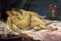 El sueño - Gustave Courbet