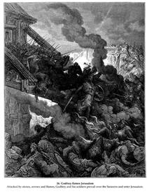 Godofredo entra em Jerusalém - Gustave Doré