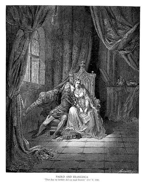 Paolo and Francesca - Gustave Dore